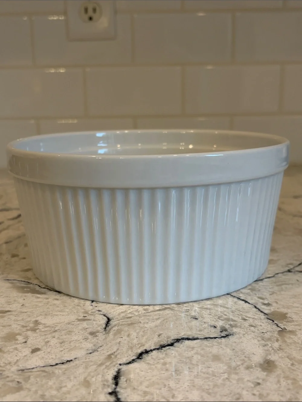 Porcelain Soufflé Dish
